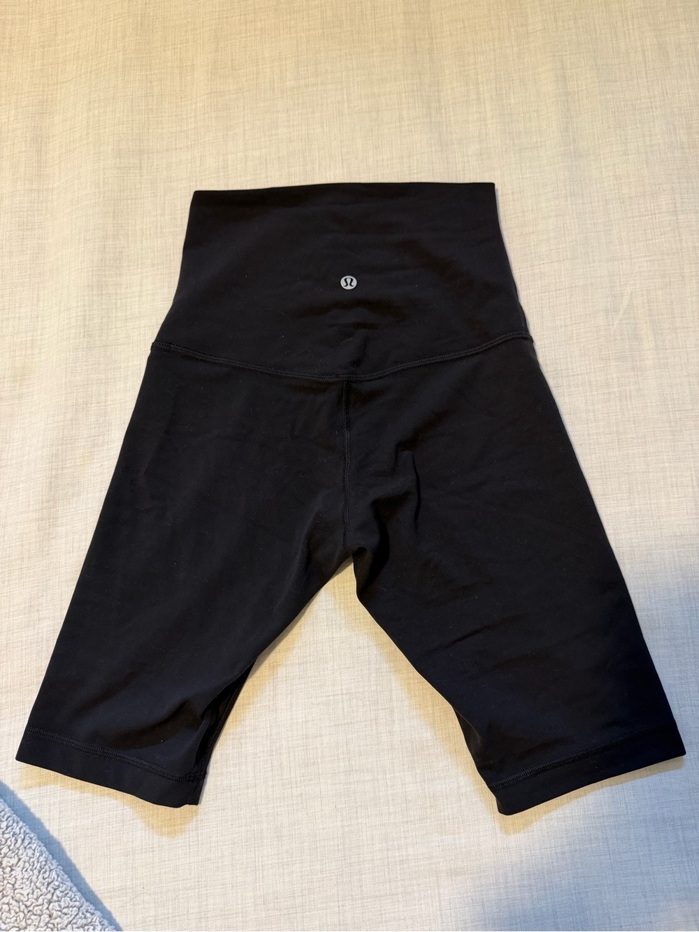 lululemon athletica Kids Black High-Waist Bike Shorts